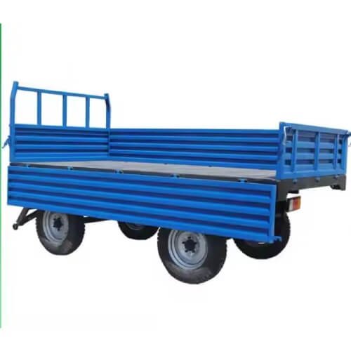 Agricultural 4 Wheels 3 Sides Farm Dump Tipping Trailer